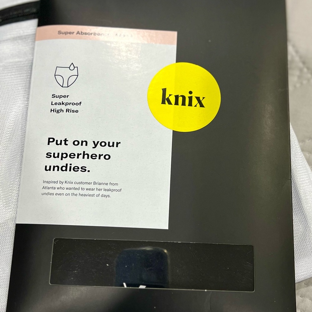 NWT Knix Leakproof High Rise Underwear - XL